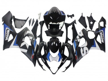 Black Blue White Motul 2005-2006 Suzuki GSXR 1000 Motorcycle Fairings