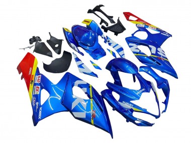 Blue Yellow Red White 2005-2006 Suzuki GSXR 1000 Motorcycle Fairings