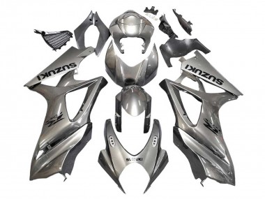 Grey 2007-2008 Suzuki GSXR 1000 Motorcycle Fairings