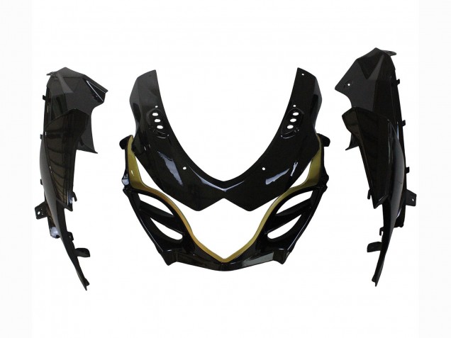 Glossy Black Gold 2009-2016 Suzuki GSXR 1000 Motorcycle Fairings
