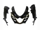 Glossy Black Gold 2009-2016 Suzuki GSXR 1000 Motorcycle Fairings