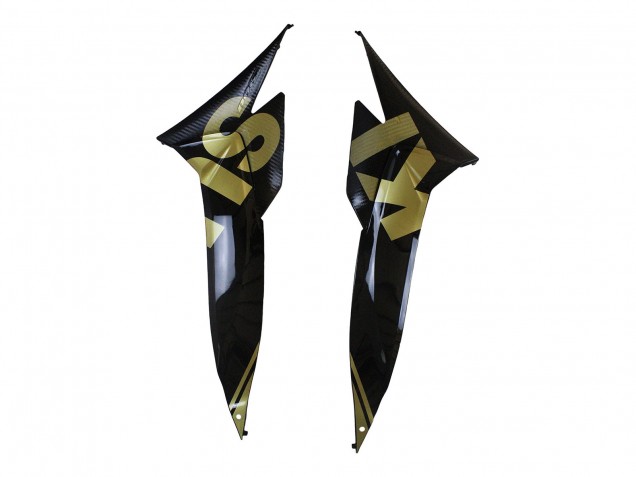 Glossy Black Gold 2009-2016 Suzuki GSXR 1000 Motorcycle Fairings