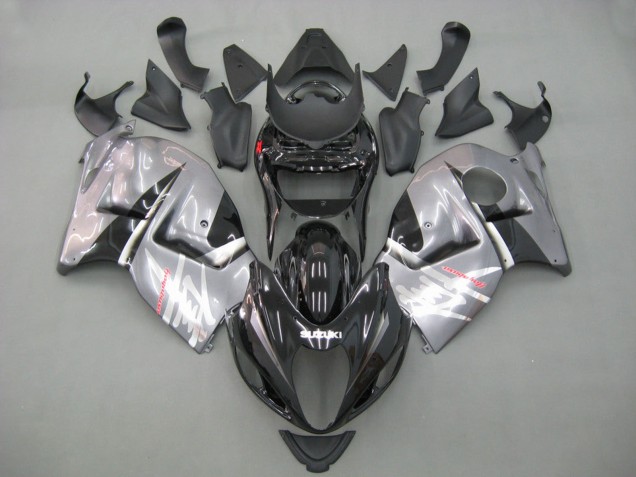 Grey Black Hayabusa 1996-2007 Suzuki GSXR 1300 Hayabusa Motorcycle Fairings