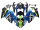 Blue Green Shark 46 1996-2007 Suzuki GSXR 1300 Hayabusa Motorcycle Fairings