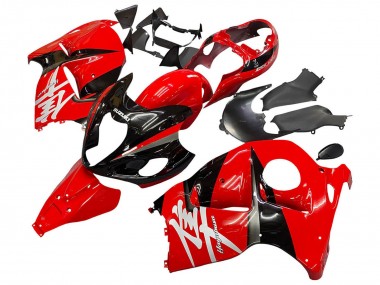 Red Black Hayabusa 1996-2007 Suzuki GSXR 1300 Hayabusa Motorcycle Fairings