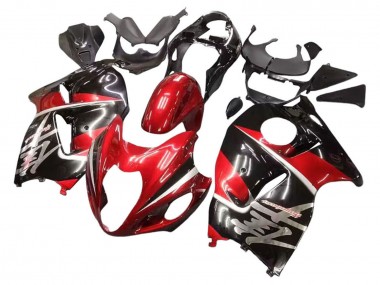Red Glossy Black Hayabusa 1996-2007 Suzuki GSXR 1300 Hayabusa Motorcycle Fairings
