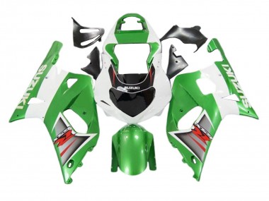 White Green Silver Red Black 2001-2003 Suzuki GSXR 600 / GSXR 750 Motorcycle Fairings