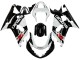 White Glossy Black Red 2001-2003 Suzuki GSXR 600 / GSXR 750 Motorcycle Fairings