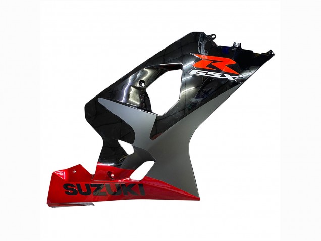 Black Grey Red 2004-2005 Suzuki GSXR 600 / GSXR 750 Motorcycle Fairings