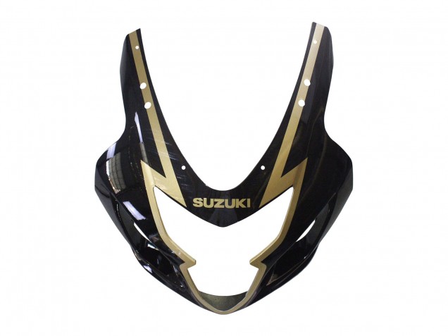 Glossy Black Gold Corona 2004-2005 Suzuki GSXR 600 / GSXR 750 Motorcycle Fairings