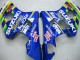 Blue White Yellow Green Telefonica Motul MoviStar 2004-2005 Suzuki GSXR 600 / GSXR 750 Motorcycle Fairings