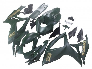 Matte Army Green 2006-2007 Suzuki GSXR 600 / GSXR 750 Motorcycle Fairings