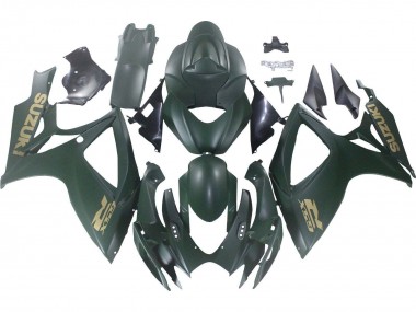 Matte Army Green 2006-2007 Suzuki GSXR 600 / GSXR 750 Motorcycle Fairings