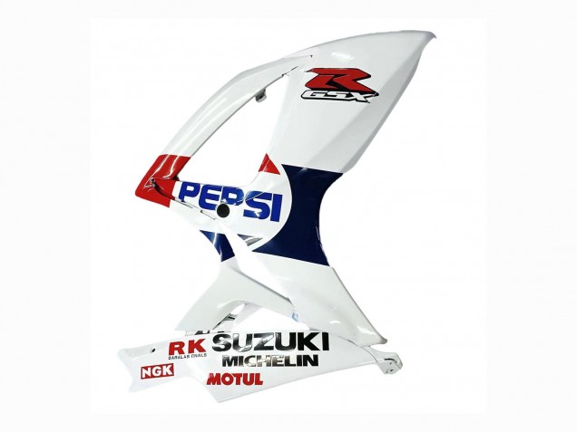 White Red Yellow Motul 2006-2007 Suzuki GSXR 600 / GSXR 750 Motorcycle Fairings