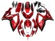 Red Black 2006-2007 Suzuki GSXR 600 / GSXR 750 Motorcycle Fairings