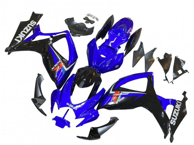 Blue Black Red 2006-2007 Suzuki GSXR 600 / GSXR 750 Motorcycle Fairings