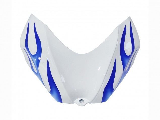 White Blue Flame 2006-2007 Suzuki GSXR 600 / GSXR 750 Motorcycle Fairings