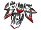 Matte Black Red 2008-2010 Suzuki GSXR 600 / GSXR 750 Motorcycle Fairings