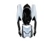 White Black 2008-2010 Suzuki GSXR 600 / GSXR 750 Motorcycle Fairing