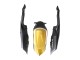 Matte Black White Gold 2008-2010 Suzuki GSXR 600 / GSXR 750 Motorcycle Fairings