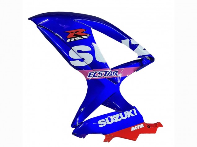White Blue Pink Ecstar Motul 2008-2010 Suzuki GSXR 600 / GSXR 750 Motorcycle Fairings