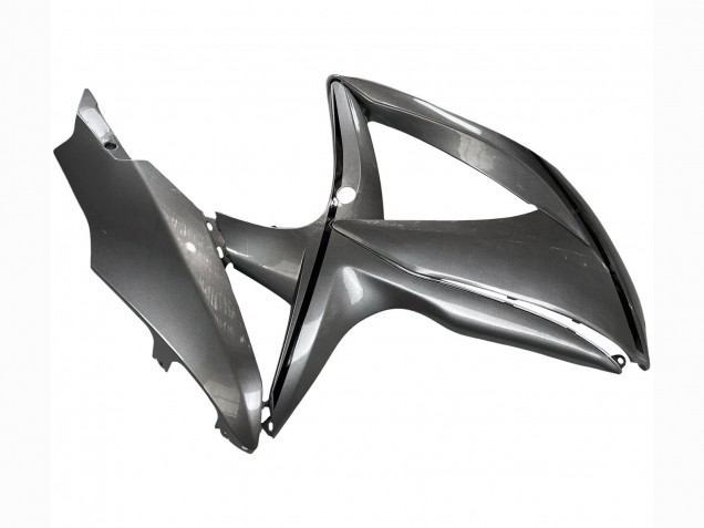 Matte Grey Black 2008-2010 Suzuki GSXR 600 / GSXR 750 Motorcycle Fairings