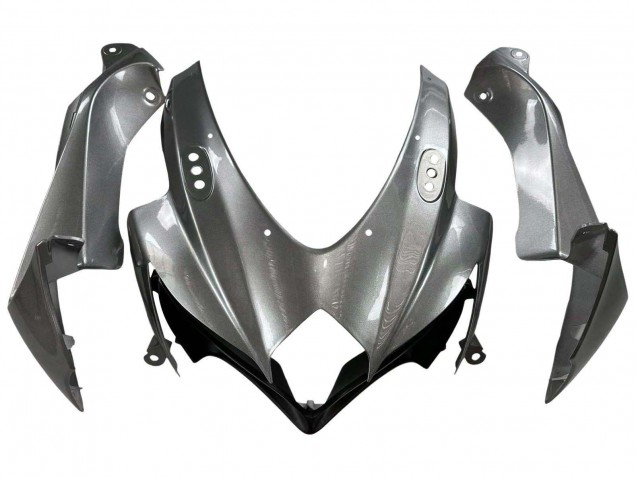 Matte Grey Black 2008-2010 Suzuki GSXR 600 / GSXR 750 Motorcycle Fairings
