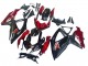 Red Glossy Black 2008-2010 Suzuki GSXR 600 / GSXR 750 Motorcycle Fairing