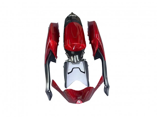 Red Glossy Black 2008-2010 Suzuki GSXR 600 / GSXR 750 Motorcycle Fairings