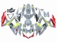 Grey Yellow Red 2008-2010 Suzuki GSXR 600 / GSXR 750 Motorcycle Fairings