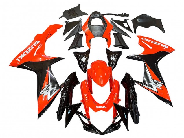 Red Glossy Black 2011-2024 Suzuki GSXR 600 / GSXR 750 Motorcycle Fairings Kits