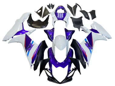 Blue Purple White 2011-2024 Suzuki GSXR 600 / GSXR 750 Motorcycle Fairings
