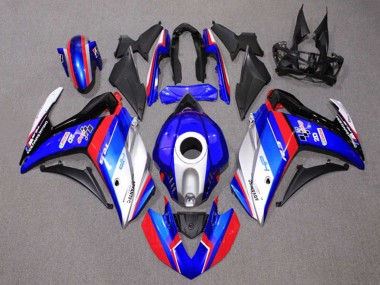 Blue Silver Red Black Castrol 2015-2018 Yamaha YZF R3/R25 Motorcycle Fairings