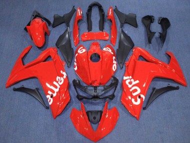 Red White Supreme 2015-2018 Yamaha YZF R3/R25 Motorcycle Fairings