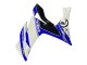 White Blue Black Racing 2015-2018 Yamaha YZF R3/R25 Motorcycle Fairings