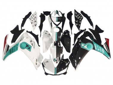 White Green Glossy Black 2015-2018 Yamaha YZF R3/R25 Motorcycle Fairings