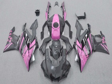 Pink Glossy Black 2015-2018 Yamaha YZF R3/R25 Motorcycle Fairings