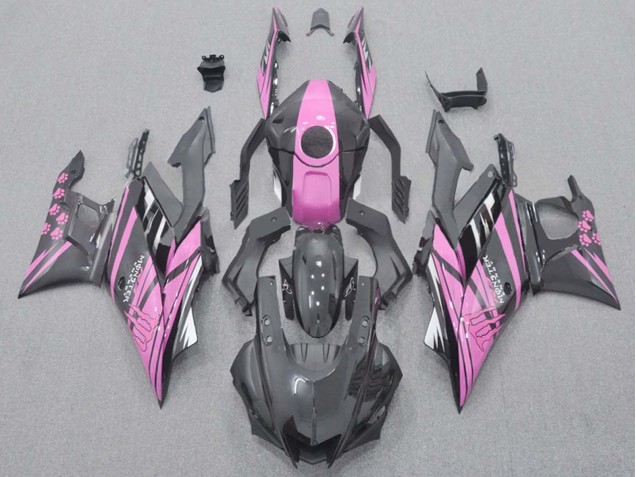 Pink Glossy Black 2015-2018 Yamaha YZF R3/R25 Motorcycle Fairings