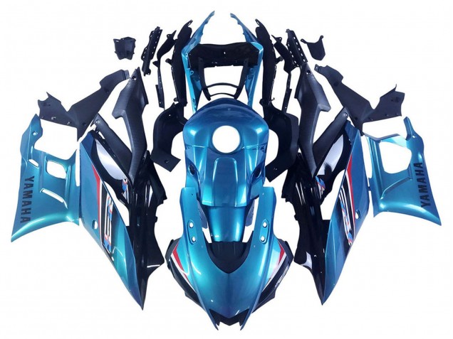 Blue Black 2019-2021 Yamaha YZF R3/R25 Motorcycle Fairing