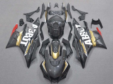 Red Gold Black Carbon Fiber Style 2019-2021 Yamaha YZF R3/R25 Motorcycle Fairings