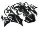 Glossy Black White 2019-2021 Yamaha YZF R3/R25 Motorcycle Fairings