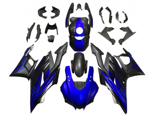 Blue Matte Black 2019-2021 Yamaha YZF R3/R25 Motorcycle Fairing