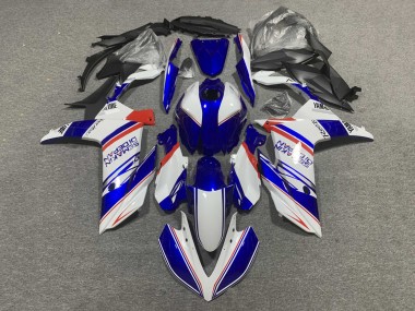 White Blue Red Semakin Didepan 2019-2021 Yamaha YZF R3/R25 Motorcycle Fairings