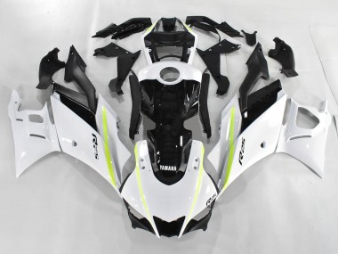 White Green Black 2019-2021 Yamaha YZF R3/R25 Motorcycle Fairings
