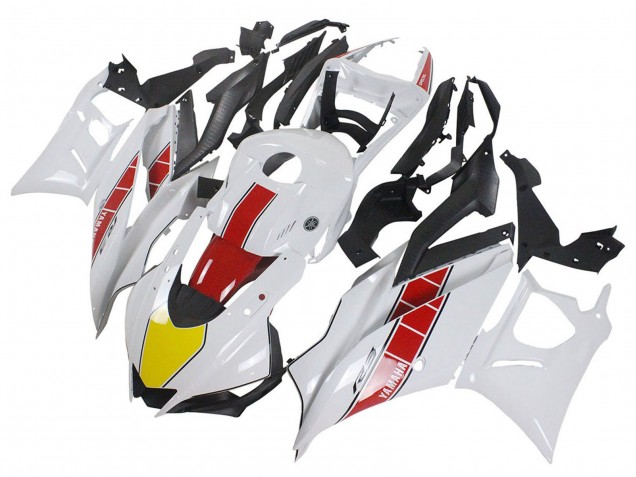 White Red Yellow Black 2019-2021 Yamaha YZF R3/R25 Motorcycle Fairings