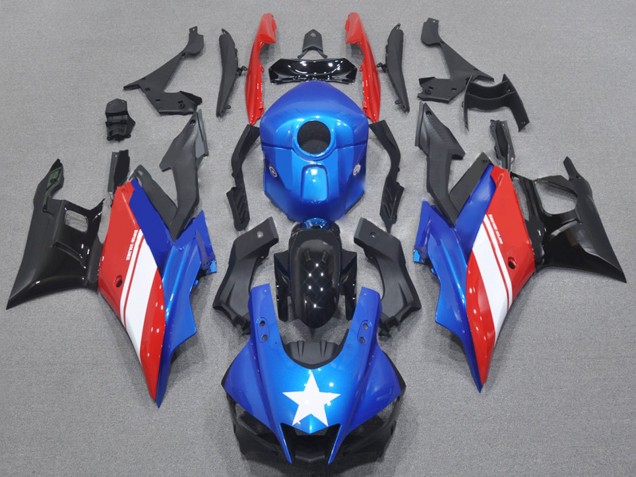 Blue White Red Black 2022-2024 Yamaha YZF R3/R25 Motorcycle Fairing Kits
