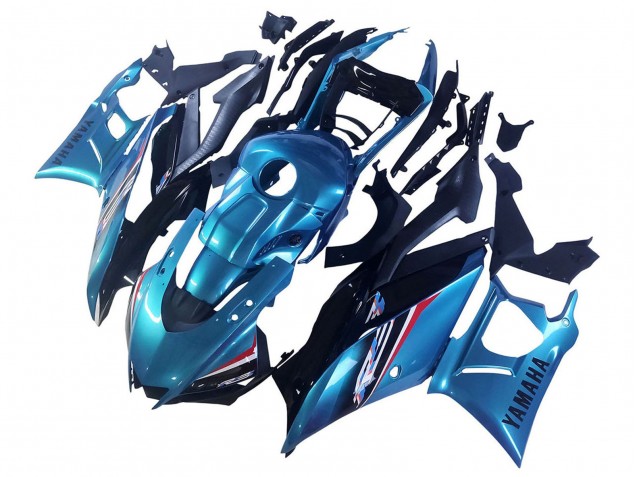 Blue White Red Black 2022-2024 Yamaha YZF R3/R25 Motorcycle Fairing