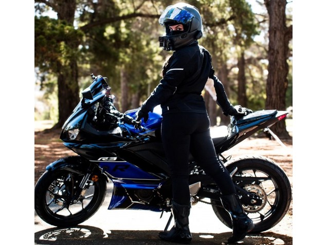 Blue Glossy Black 2022-2024 Yamaha YZF R3/R25 Motorcycle Fairings