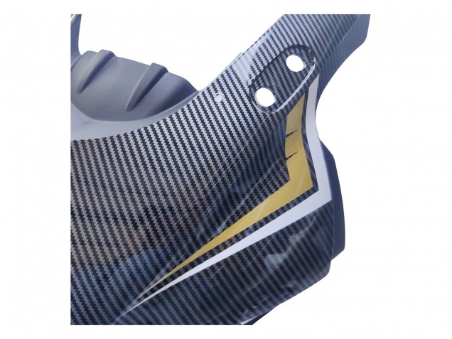 Black Carbon Fiber Style Gold Red ABBOT 2022-2024 Yamaha YZF R3/R25 Motorcycle Fairings