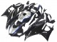 Black Carbon Fiber Style Silver Blue 2022-2024 Yamaha YZF R3/R25 Motorcycle Fairings